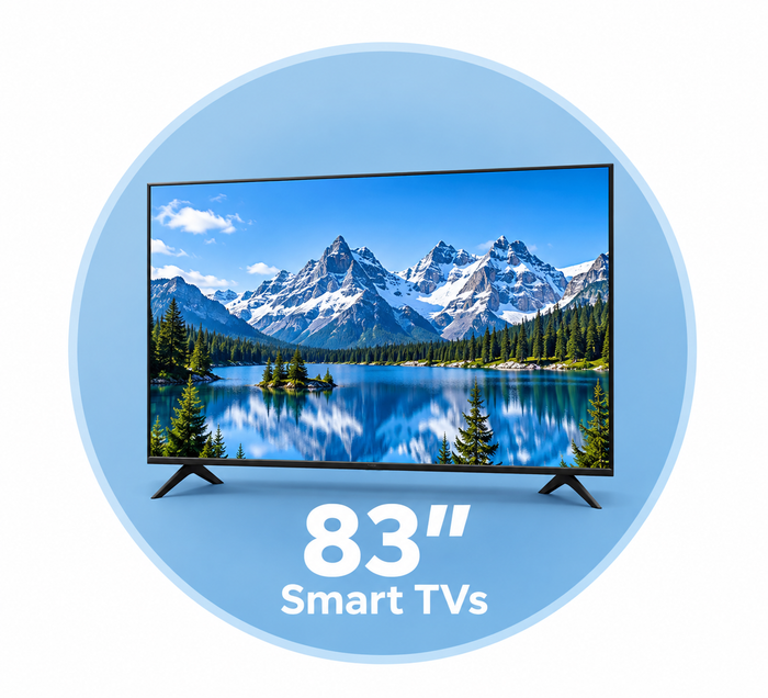 83 Inch Smart TVs