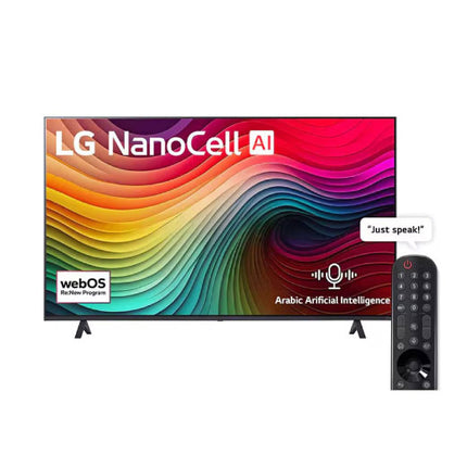 LG 65 Inch NanoCell NANO81 4K Smart TV with AI Magic Remote 65NANO81 