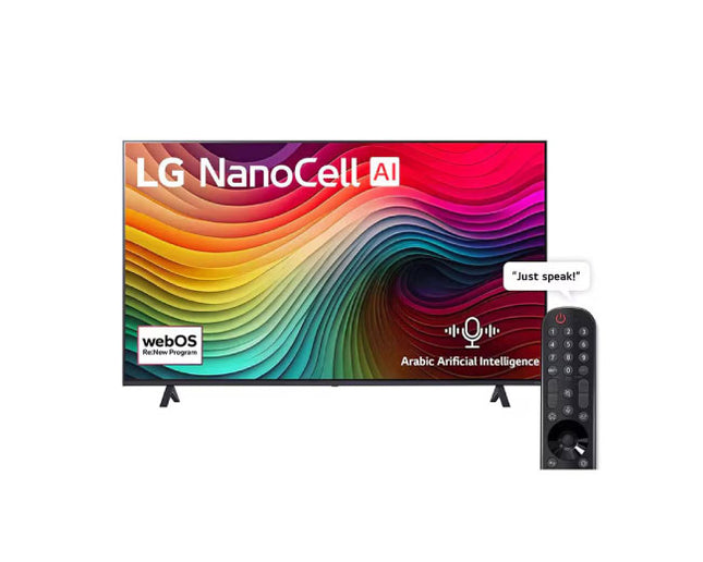 LG 65 Inch NanoCell NANO81 4K Smart TV with AI Magic Remote 65NANO81 