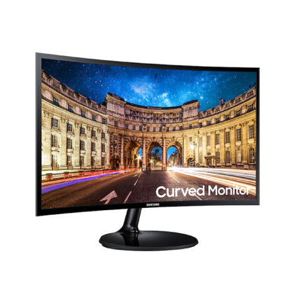 Samsung 24 Inch Monitor CF39 FHD AMD FreeSync Curved Monitor with Super Slim Design C24F396
