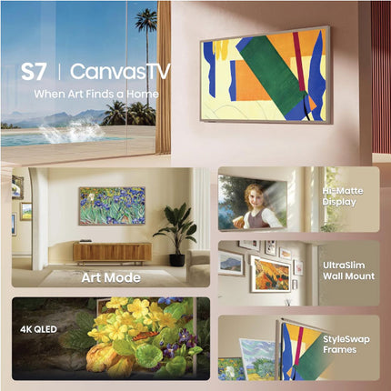 Hisense 55 Inch Class S7 144Hz Canvas TV 4K QLED Google TV 55S7N