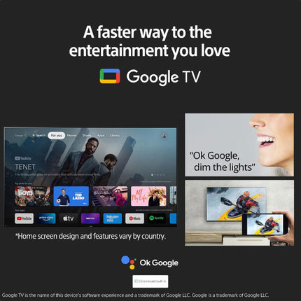 Sony 55 Inch BRAVIA 4K Ultra HD Smart LED Google TV 55X75K