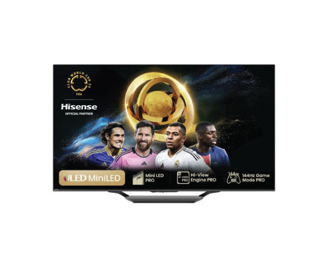 Hisense 55 Inch U7N Series 144Hz Mini LED UHD 4K Smart TV 55U7NQT
