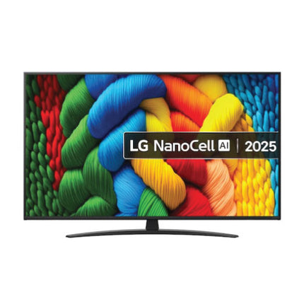 LG 55 Inch NanoCell AI NANO81 4K Smart TV 2025 55NANO81