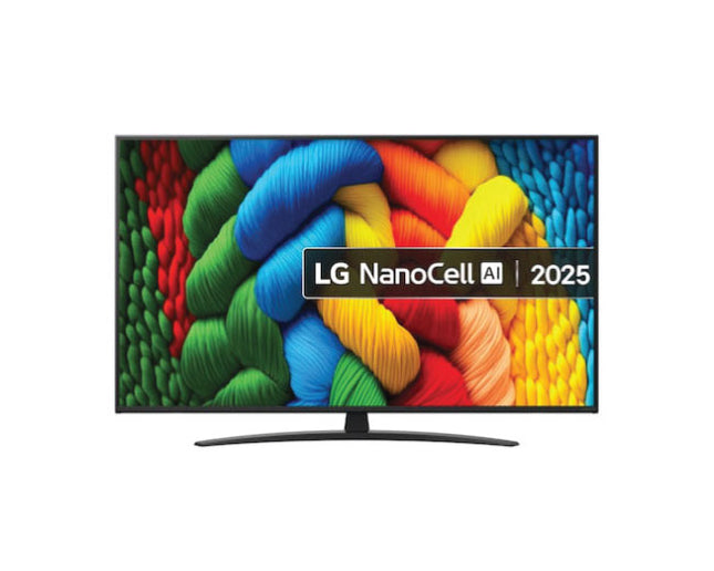 LG 55 Inch NanoCell AI NANO81 4K Smart TV 2025 55NANO81