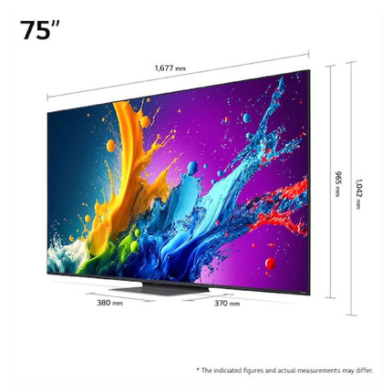 LG 75 Inch LG QNED AI QNED81 4K Smart TV 2024 75QNED81