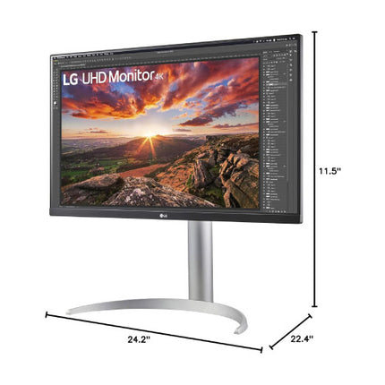 LG 27 Inch 4K UHD Ultra Fine IPS Monitor with VESA Display HDR 400 and USB Type-C 27UP850N