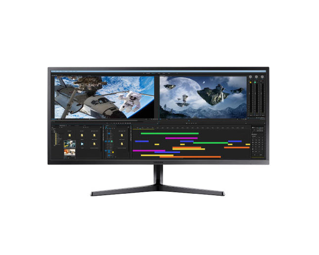 Samsung 34 Inch Ultra WQHD Monitor with 21:9 Wide Screen LS34J550